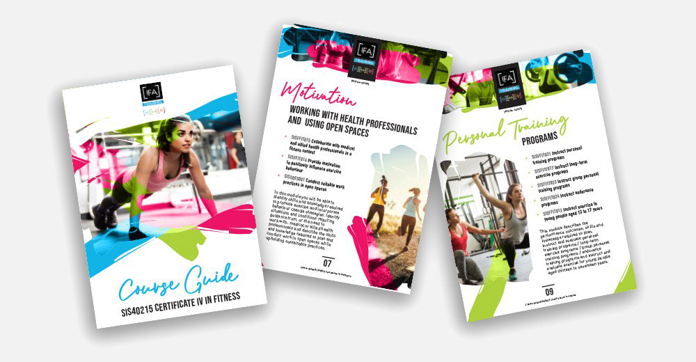 Download our course guides