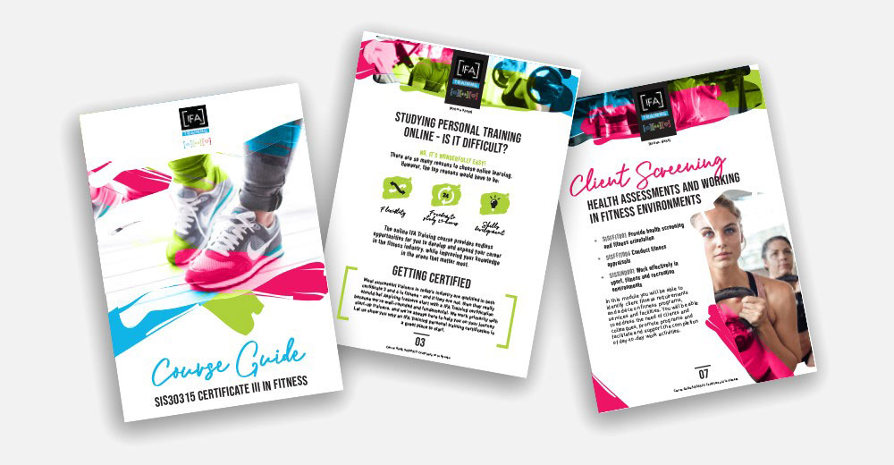 Download our course guides